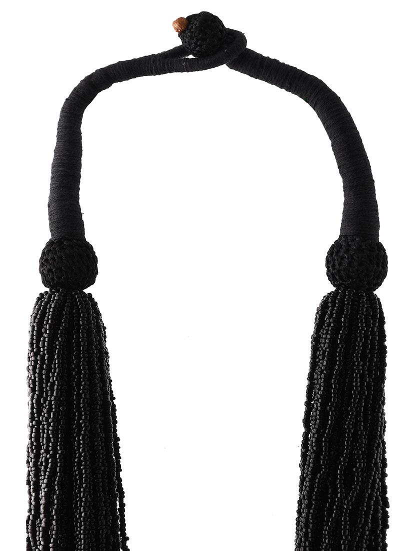 women long beaded handcrafted necklace - 20331697 - Standard Image - 3