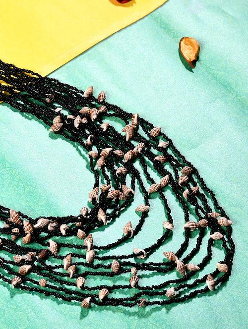 women long beaded handcrafted necklace - 20331699 - Standard Image - 0