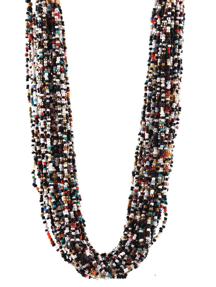 multi colored metal statement necklace - 20331795 -  Zoom Image - 0