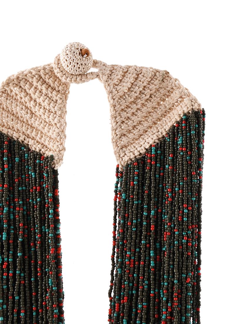 multi colored metal long necklace - 20331841 - Standard Image - 3