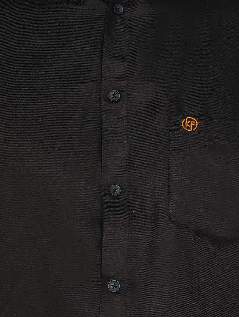 mens solid casual shirt - 20333449 -  Standard Image - 5