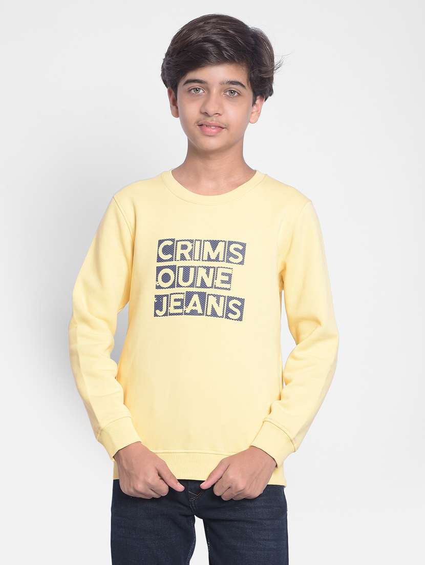 boys typography sweatshirt