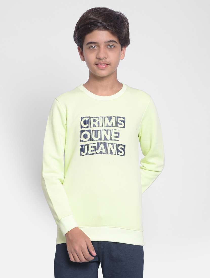 boys typography sweatshirt