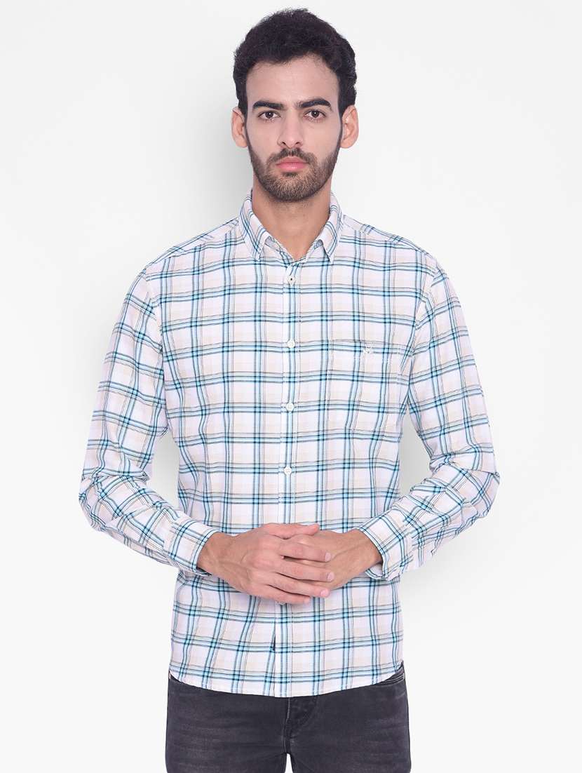 mens checks casual shirt