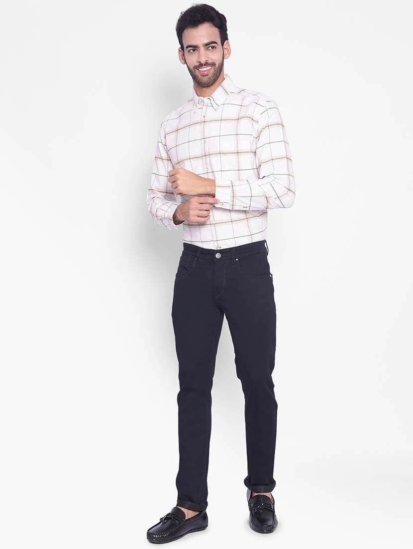 mens checks casual shirt - 20335438 -  Standard Image - 3