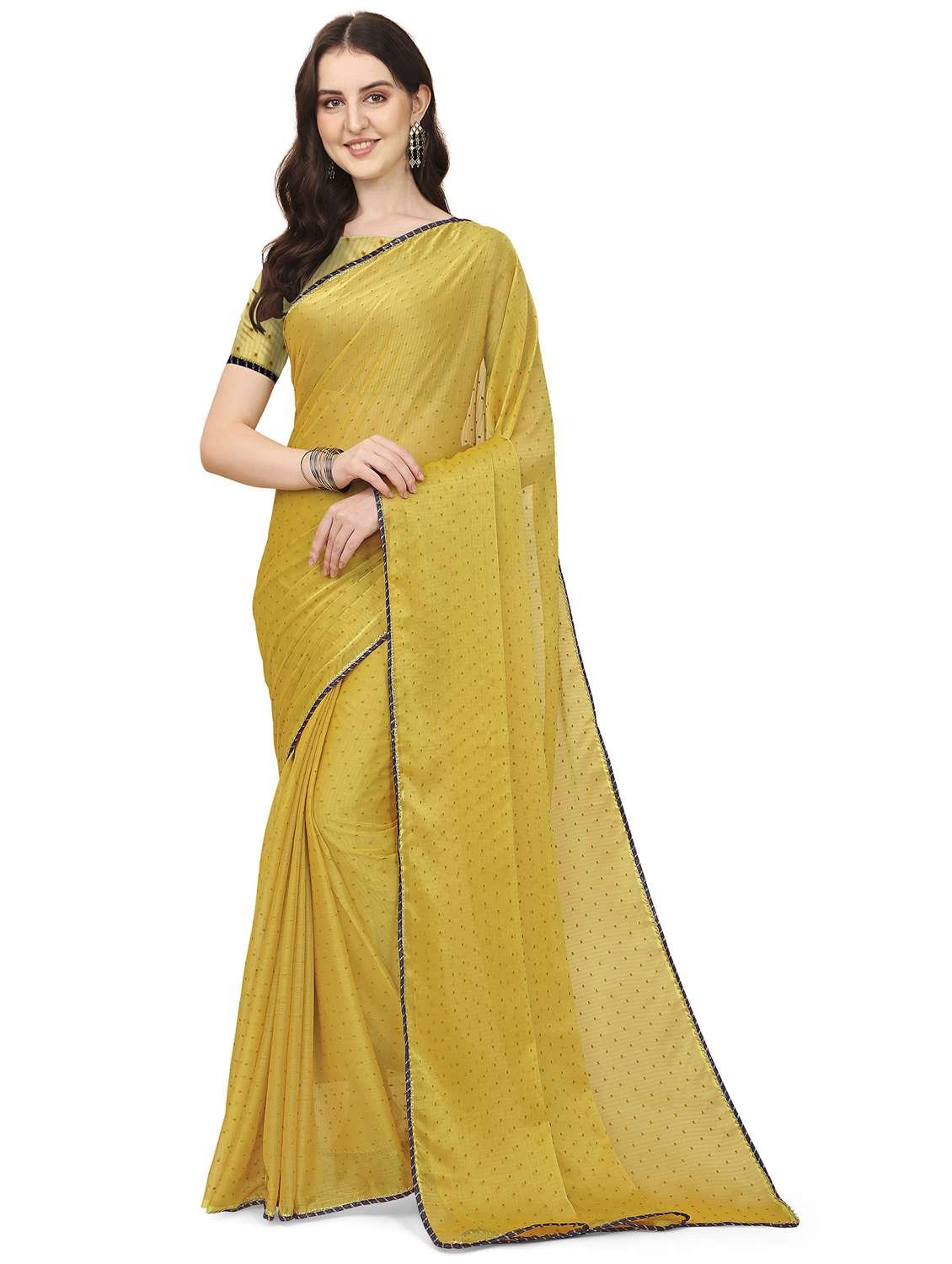 women's embellished saree with blouse