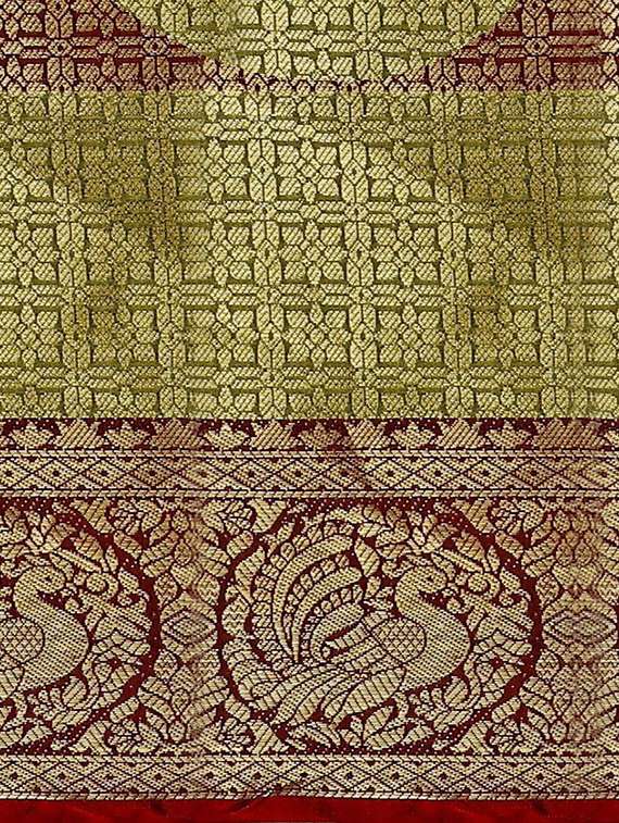 women's banarasi saree with blouse - 20336045 -  Standard Image - 3