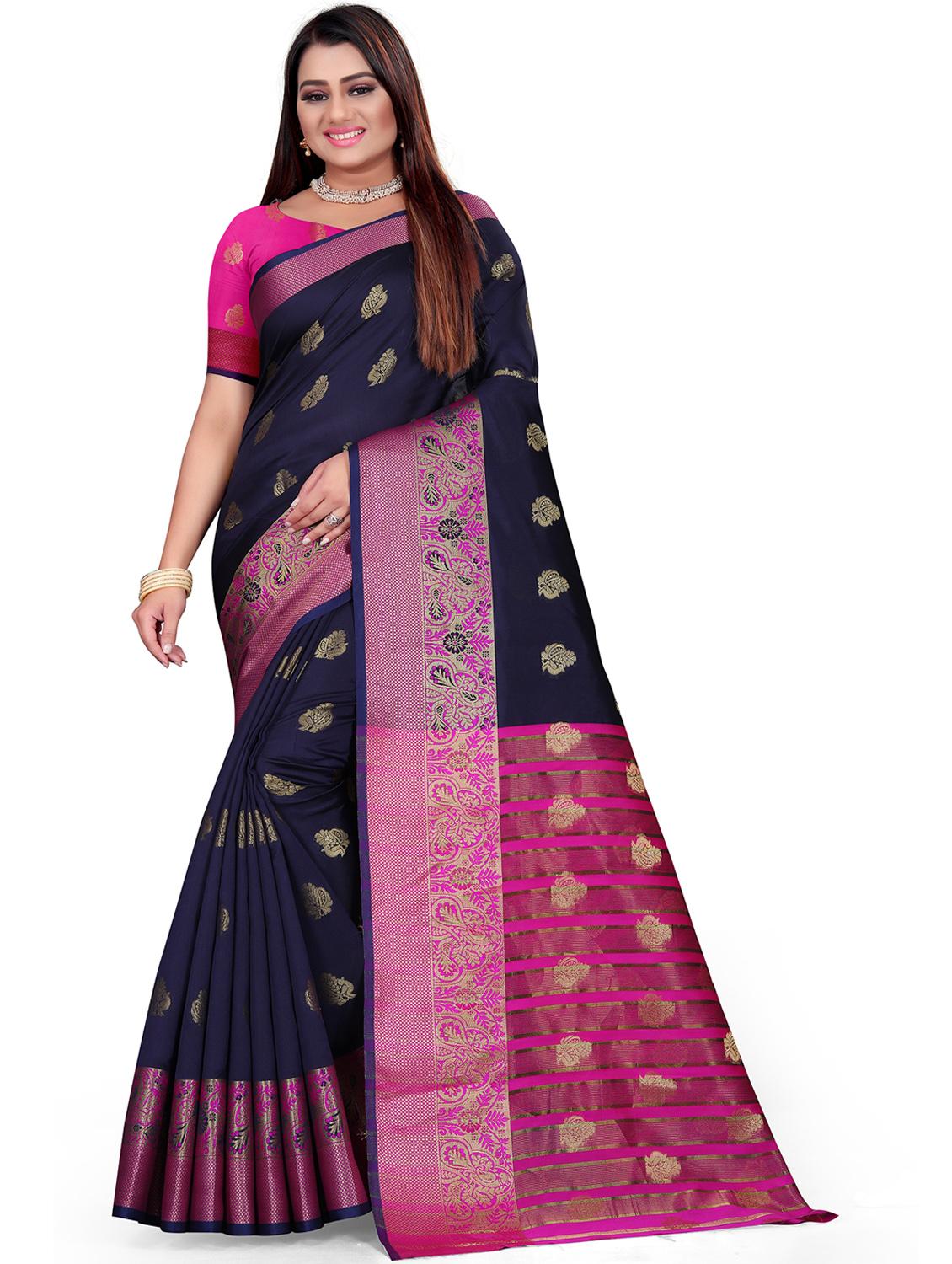 women's banarasi saree with blouse - 20336173 -  Zoom Image - 0