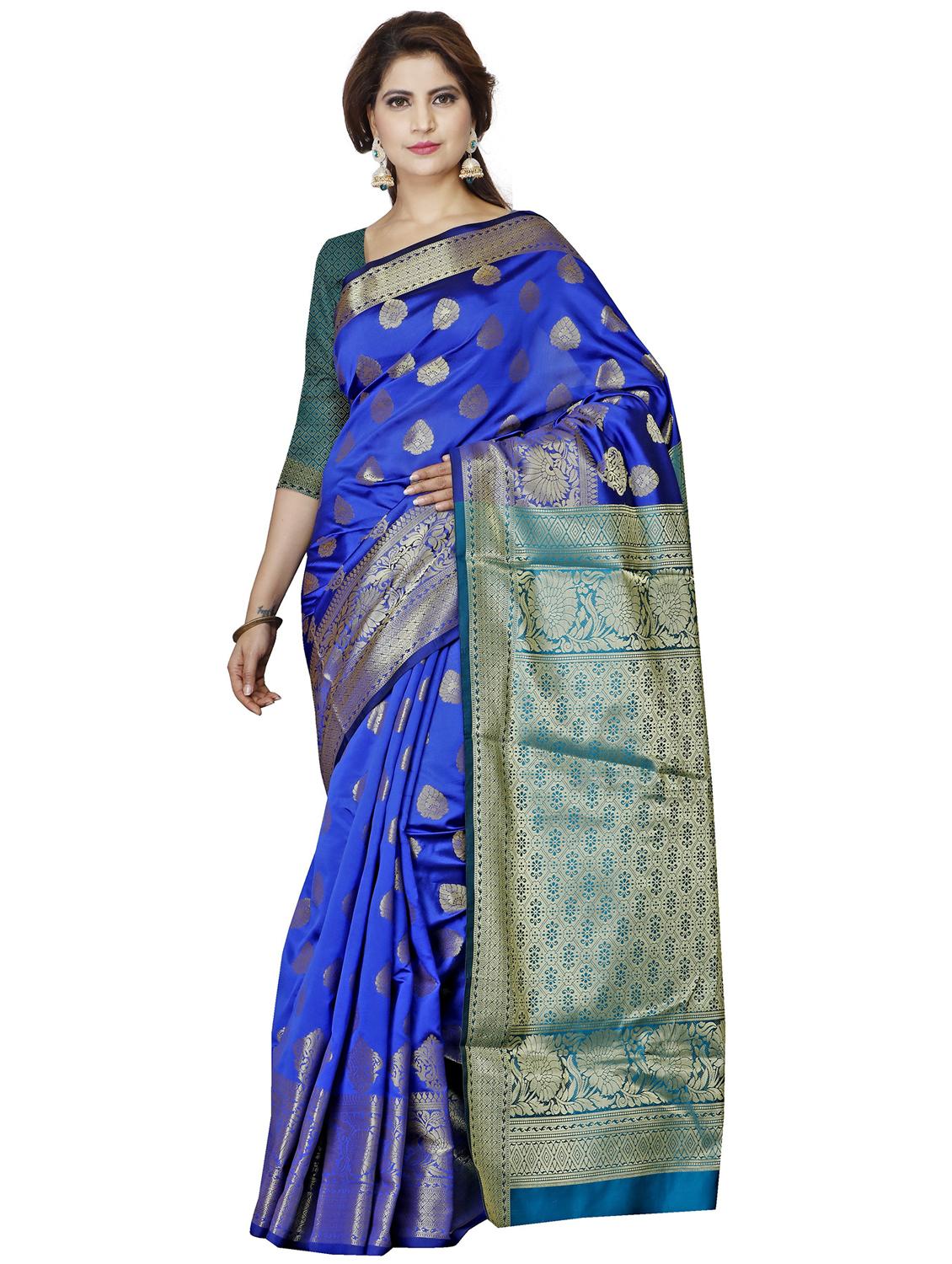 women's banarasi saree with blouse - 20336201 - Zoom Image - 0