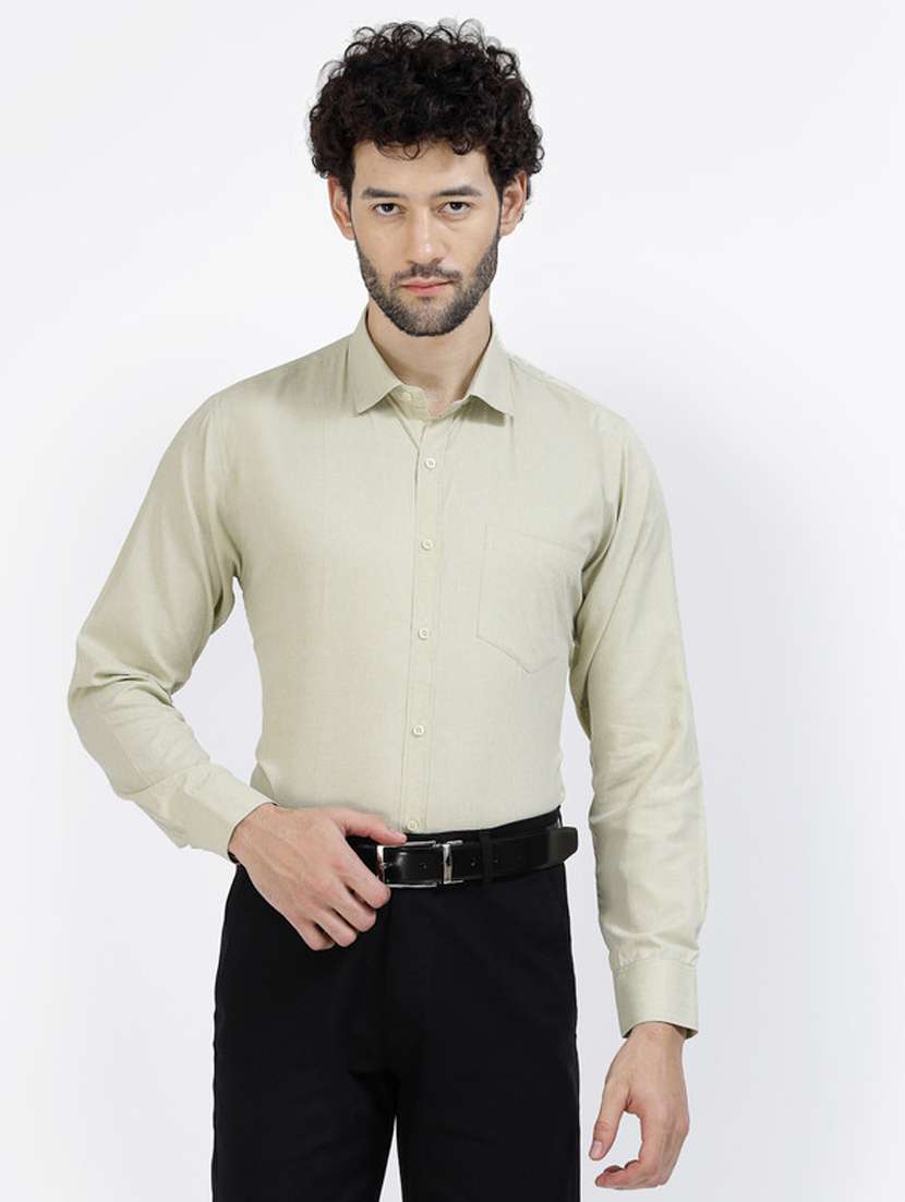 mens solids formal shirt - 20342336 - Zoom Image - 0
