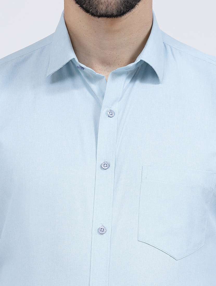 mens solids formal shirt - 20342341 -  Standard Image - 5