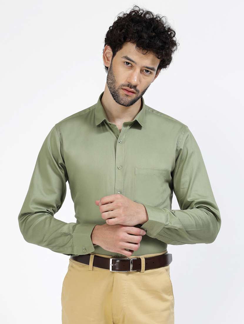 mens solids formal shirt