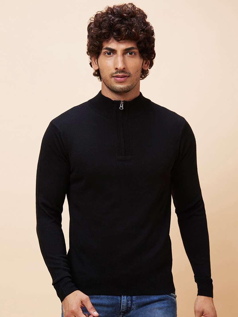 men black acrylic pullover - 20344457 - Zoom Image - 0
