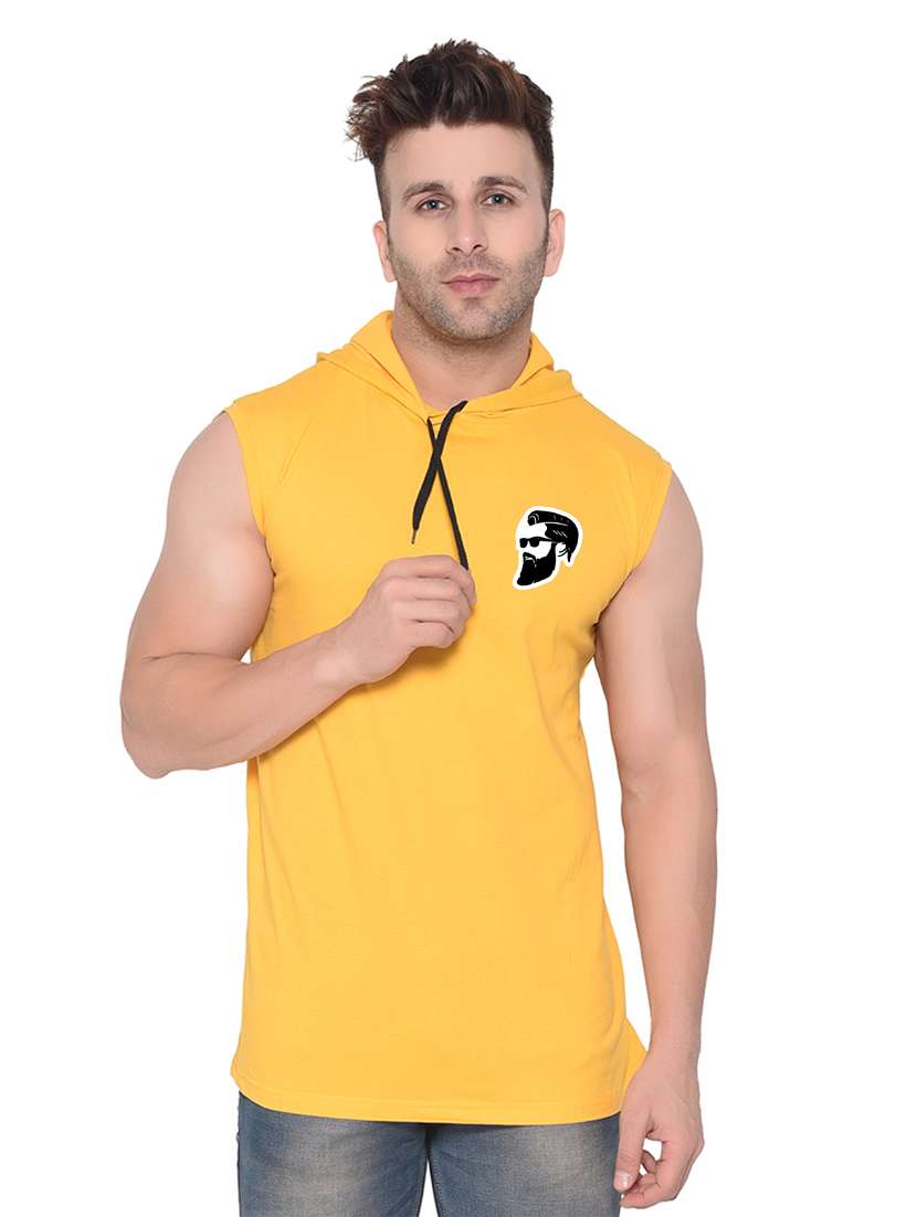 yellow cotton tshirt - 20345071 -  Zoom Image - 0