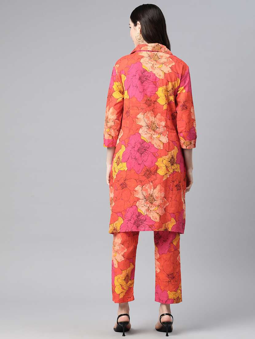 multi colored printed co-ord set - 20345299 -  Standard Image - 3