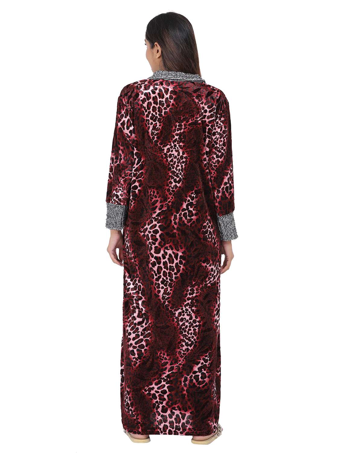 women animal print nighty - 20345387 -  Standard Image - 3