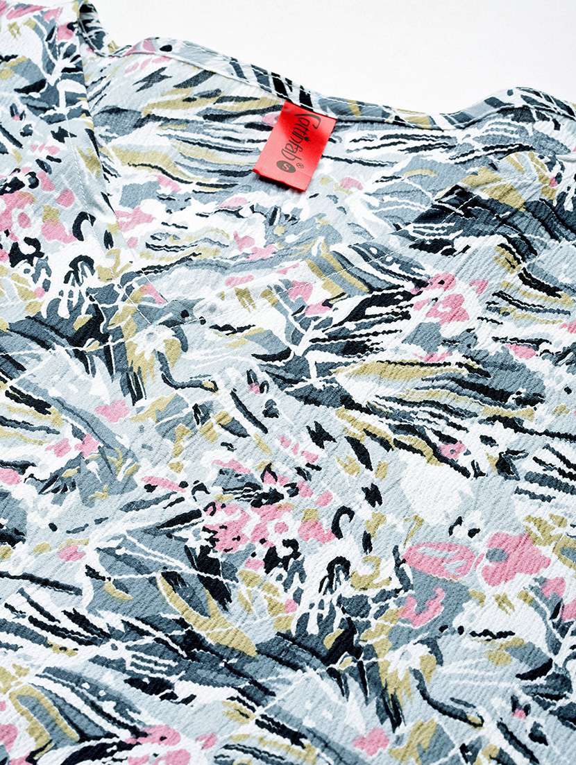 purist blue tropical print top and trouser co-ord - 20346229 -  Standard Image - 5