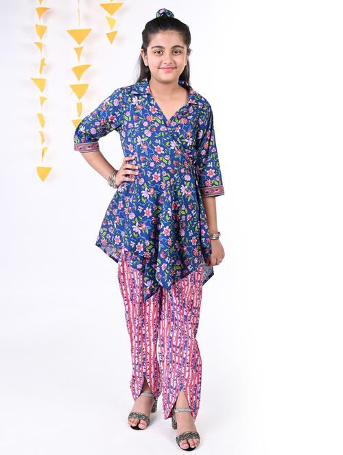 floral print kurta palazzo set - 20350255 -  Standard Image - 0