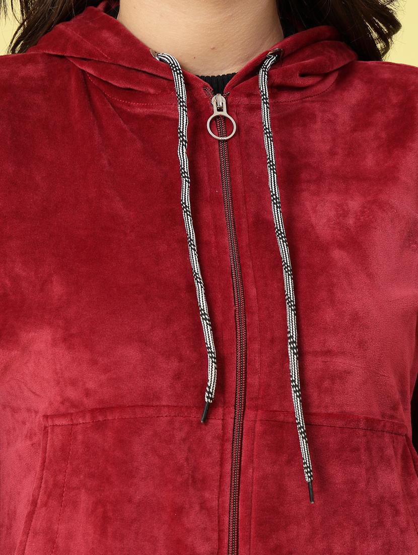 women red velvet top and trouser co-ord set - 20351714 - Standard Image - 5