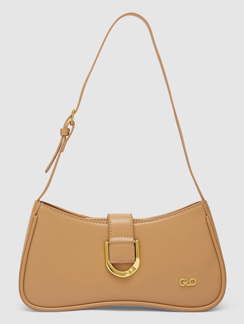 women solid leatherette handbag - 20355083 -  Zoom Image - 0