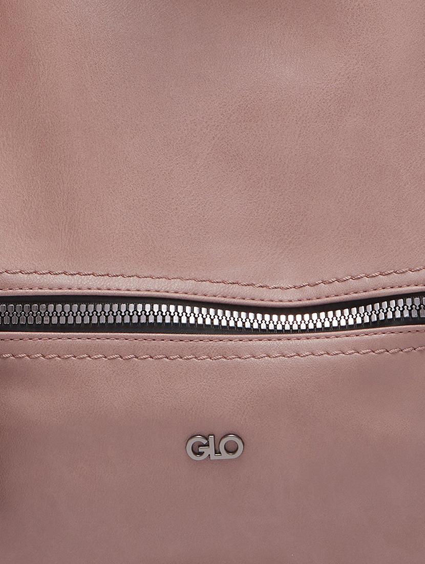 mauve leatherette (pu) hobo handbag - 20355098 - Standard Image - 3