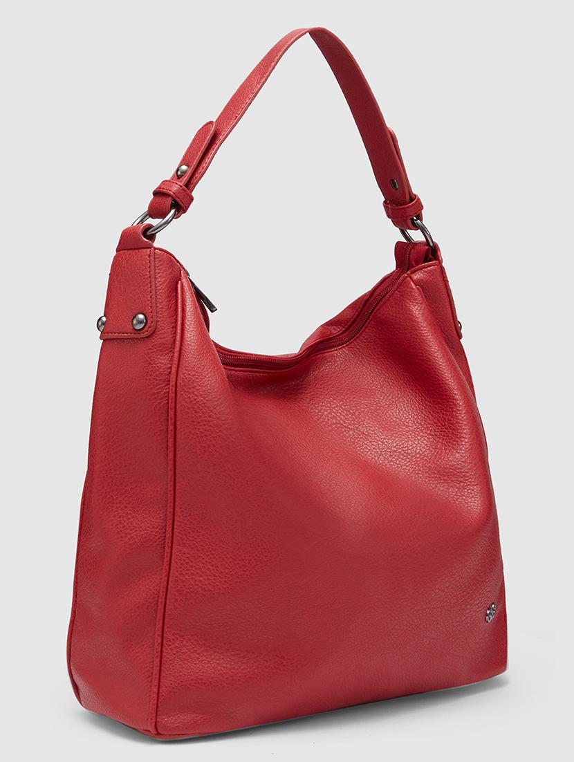 red leatherette (pu) handbag - 20355101 - Standard Image - 5