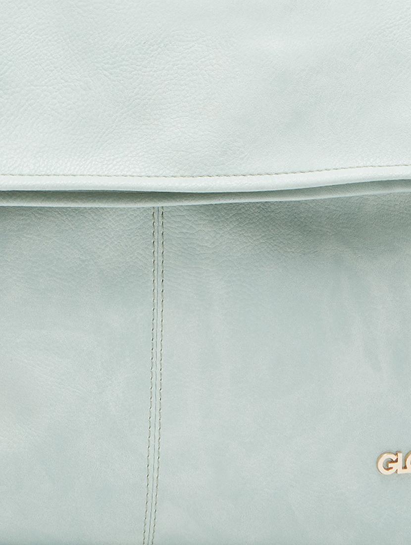 sea green leatherette (pu) handbag - 20355102 - Standard Image - 3