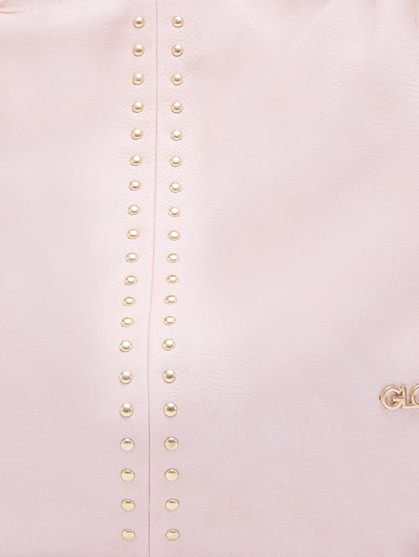 pink leatherette (pu) handbag - 20355103 - Standard Image - 3