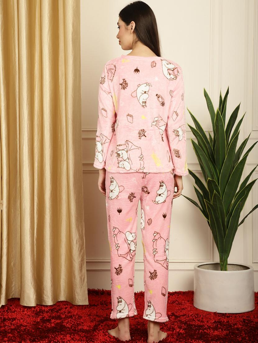 rosewater quirky print pyjama nightwear set - 20355151 - Standard Image - 3