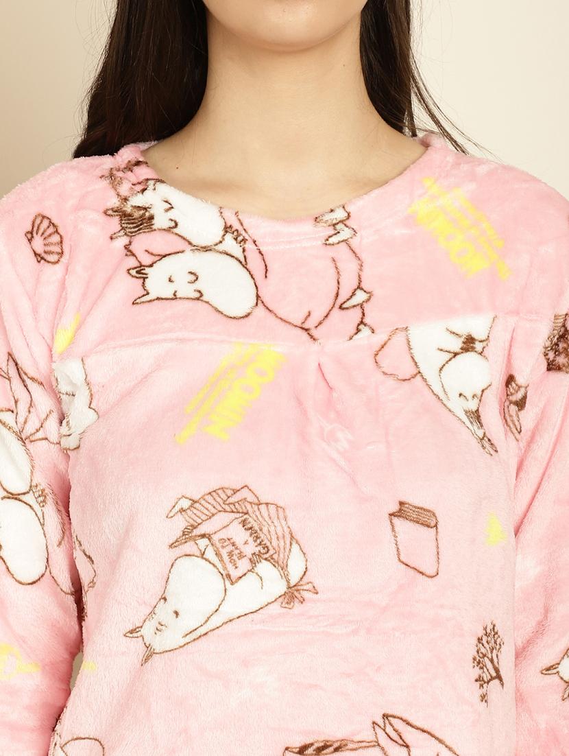 rosewater quirky print pyjama nightwear set - 20355151 - Standard Image - 5