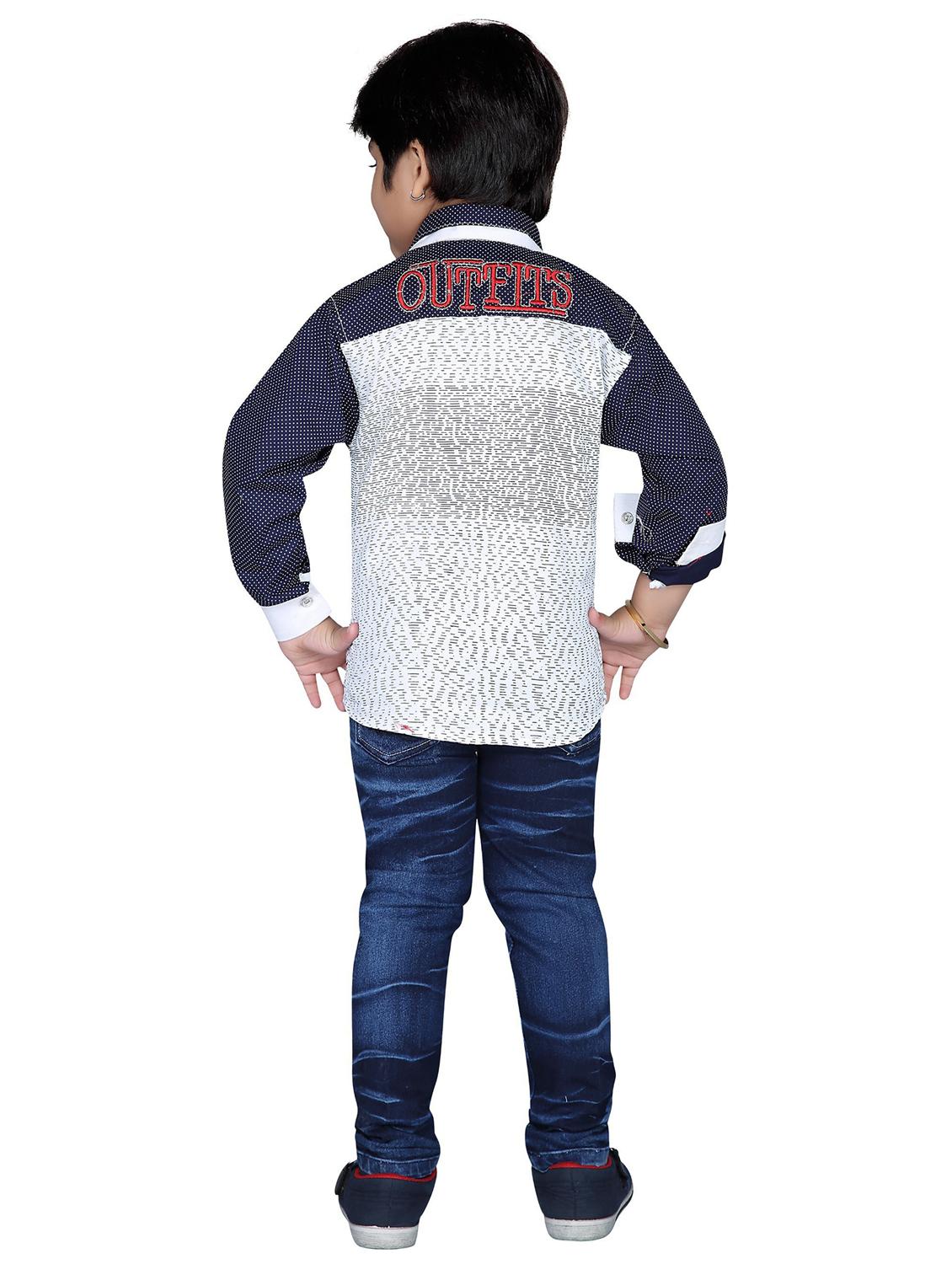 boys printed full length set - 20357073 - Standard Image - 3