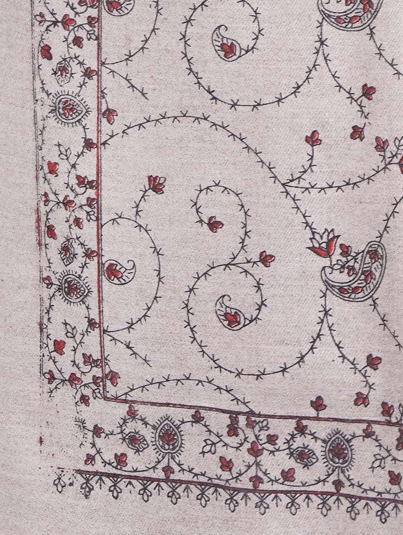 women's self design shawl - 20359868 - Standard Image - 3
