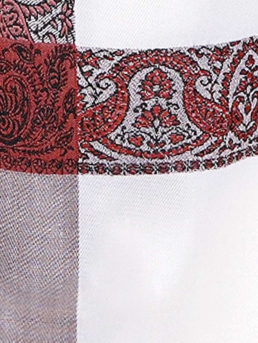 men white self design shawl - 20359880 -  Standard Image - 3