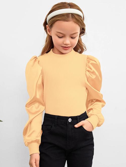 girls mock neck top - 20360057 -  Standard Image - 0