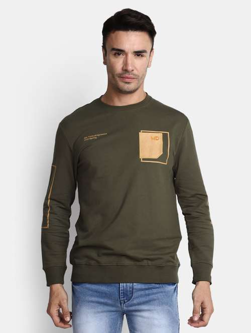 men placement print cotton t-shirt - 20361487 -  Standard Image - 0