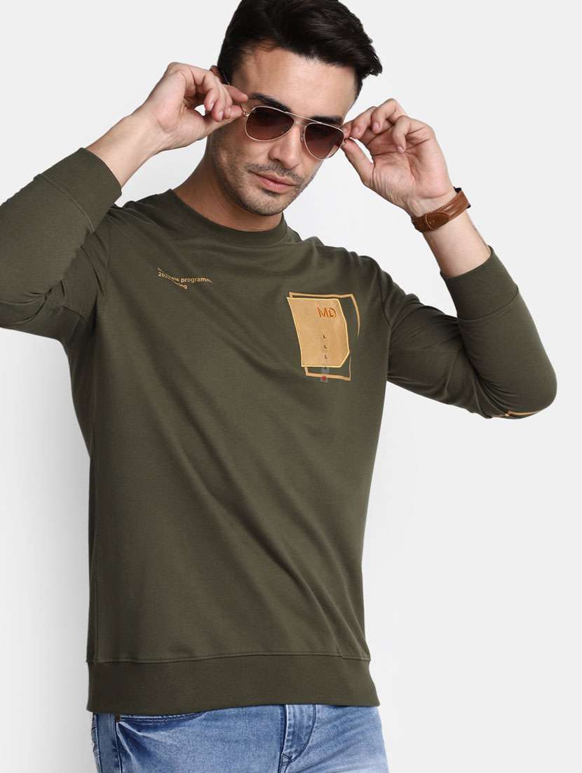 men placement print cotton t-shirt - 20361487 -  Standard Image - 3