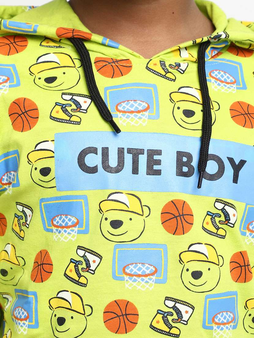 boys printed cotton blend t-shirt - 20361637 -  Standard Image - 5