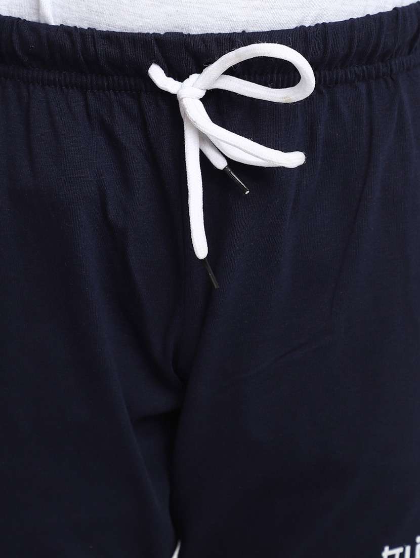 Boys Blue Solids Three Fourth Shorts - 20361744 -  Standard Image - 5