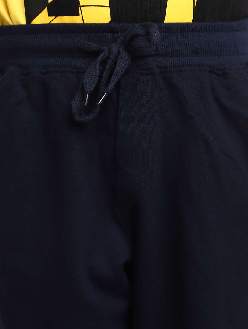 boys blue solids three fourth shorts - 20361746 -  Standard Image - 5