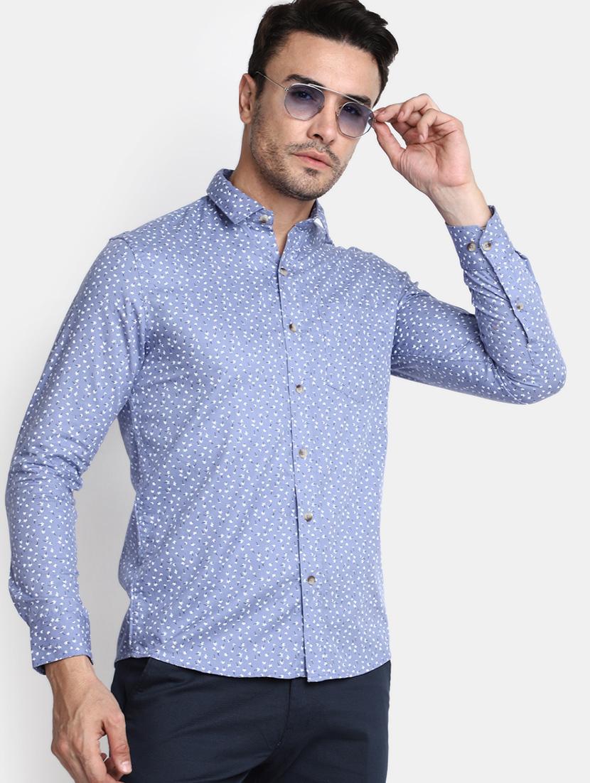mens printed casual shirt - 20361824 - Standard Image - 3