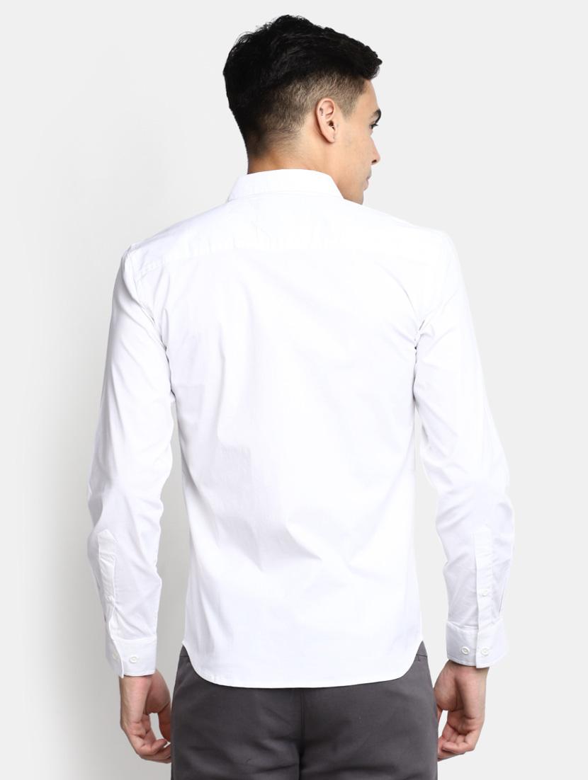 mens solid casual shirt - 20361829 - Standard Image - 3