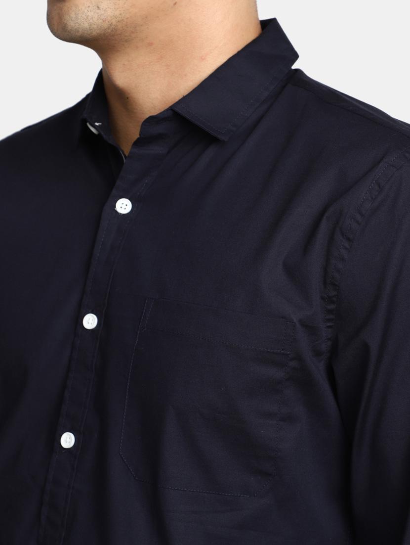 mens solid casual shirt - 20361830 - Standard Image - 5