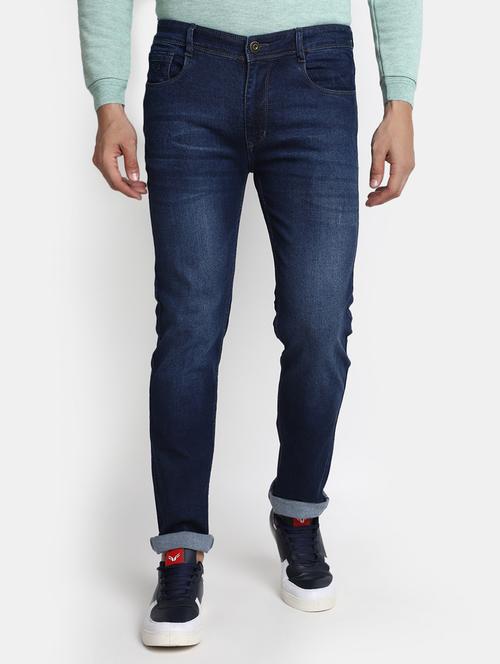 mens slim fit plain jeans - 20361886 - Standard Image - 0