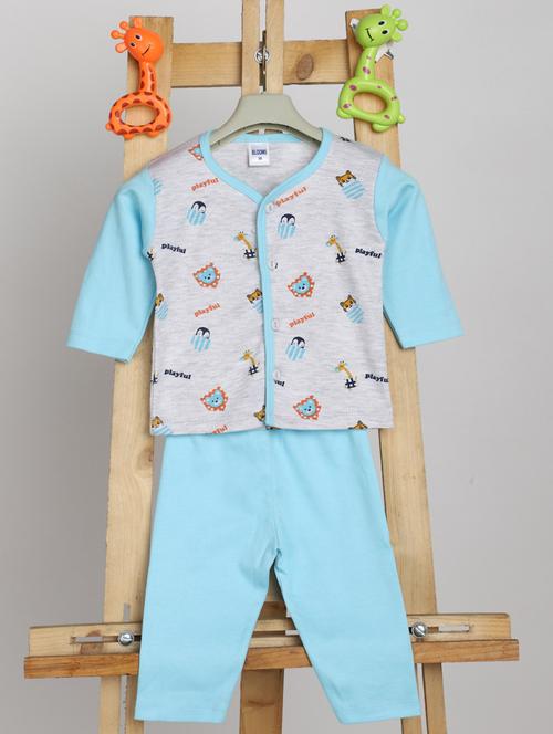 quirky print full length twin set - 20361916 - Standard Image - 0