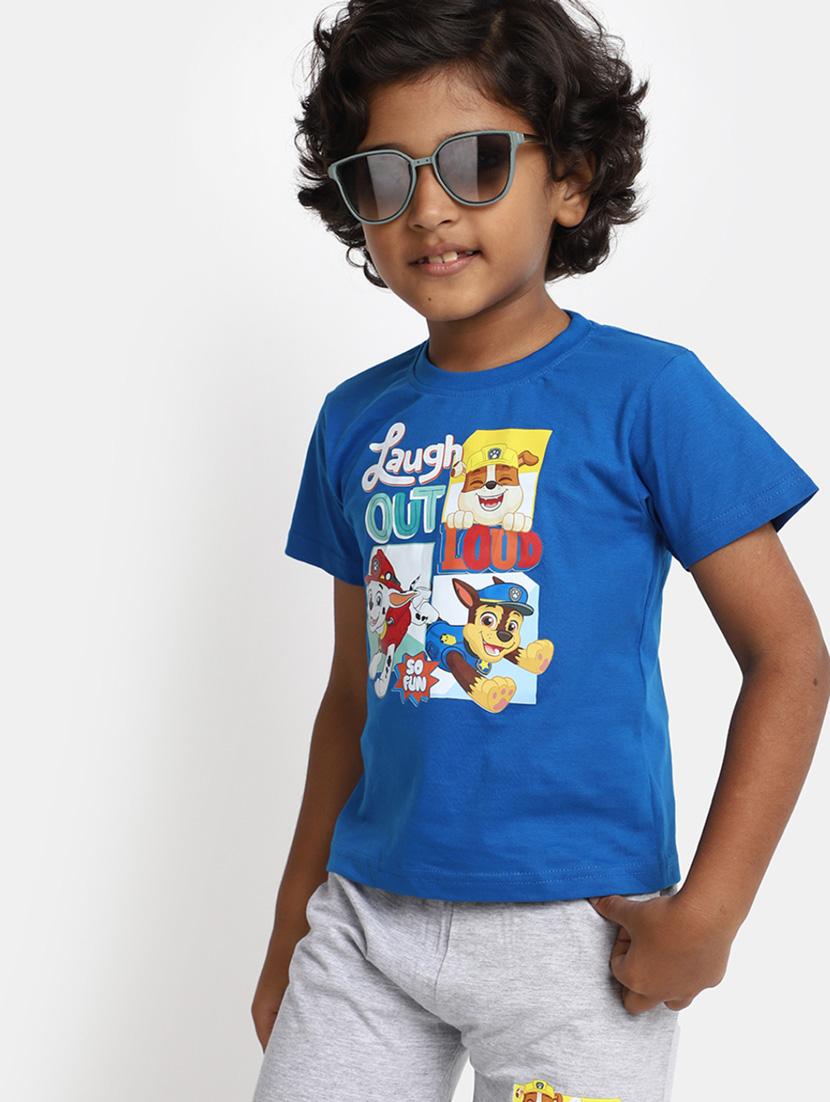 boys graphic print short twin set - 20361971 - Standard Image - 3