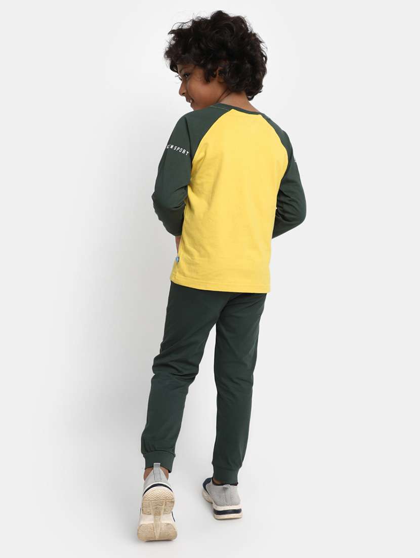 boys printed full lenght twin set - 20361972 -  Standard Image - 3