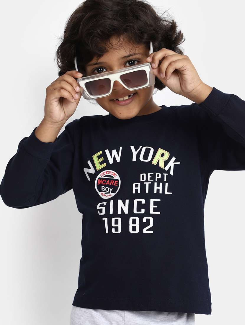 boys cotton full length twin set - 20361985 -  Standard Image - 3