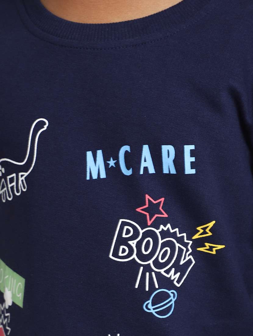 boys cotton full length twin set - 20361988 -  Standard Image - 5