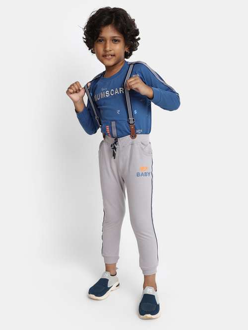 boys full length twin set with suspender - 20361990 -  Standard Image - 0