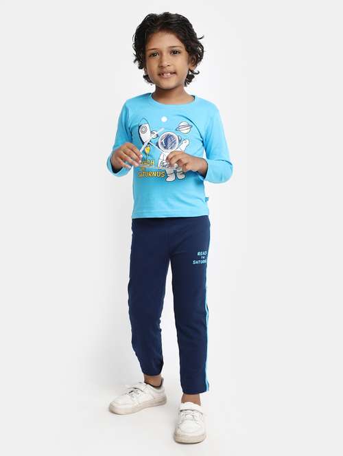 boys graphic printed full length set  - 20362001 -  Standard Image - 0